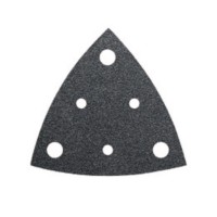 Fein Brusné listy, korund, s otvory / 80 mm / hrubost 220 / 5 ks